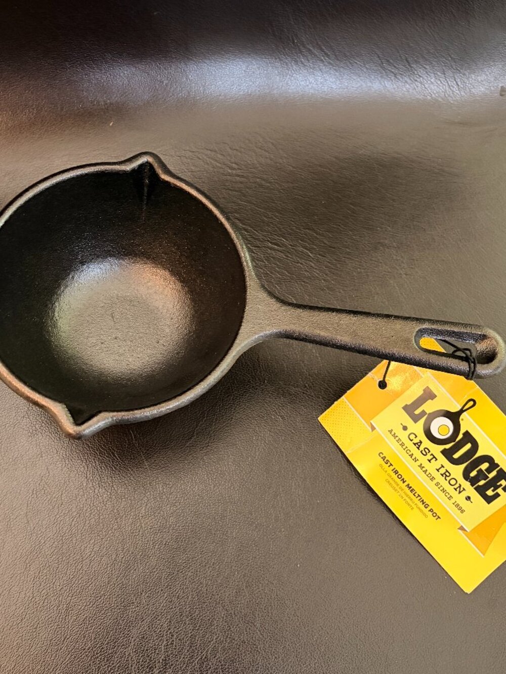 Lodge Seasoned Cast Iron Melting Pot 15 oz. - New with Tag